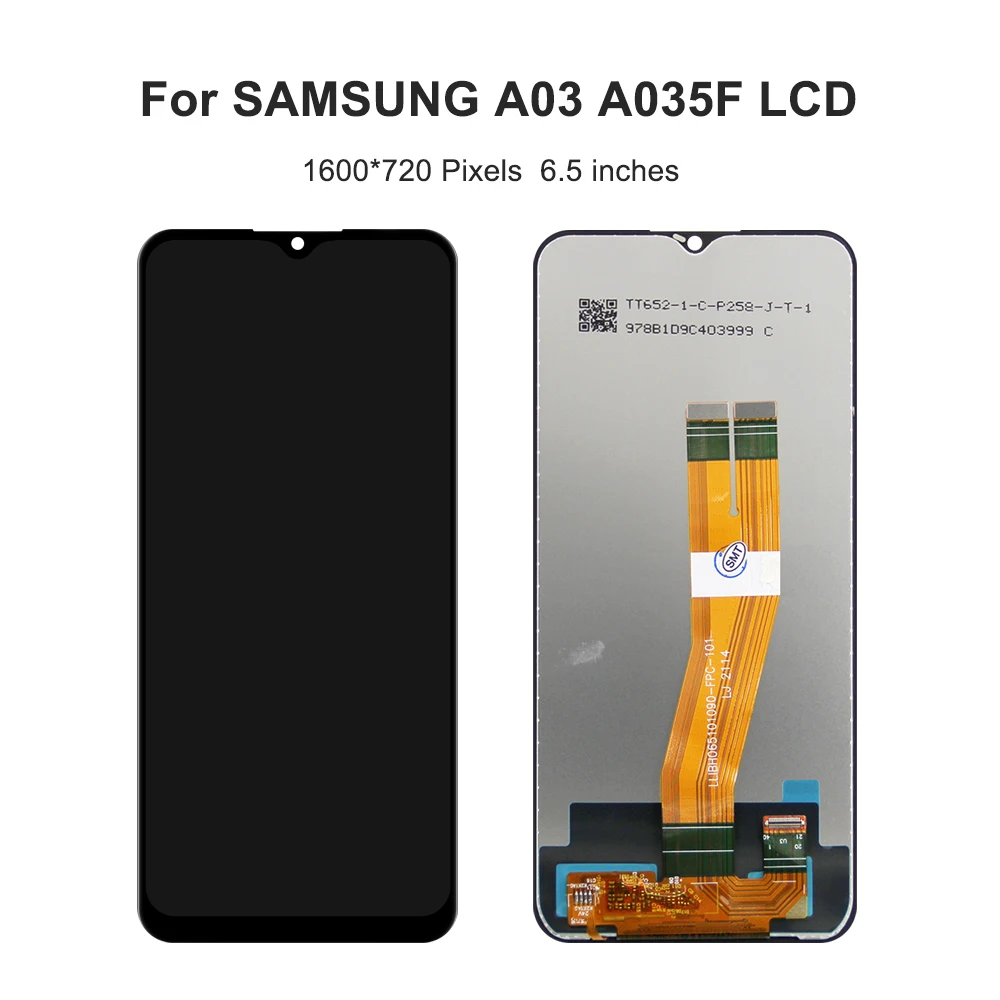 6.5\'\'A035 For Samsung For A03 A035F A035M A035G LCD Display Touch Screen Digitizer Assembly Replacement