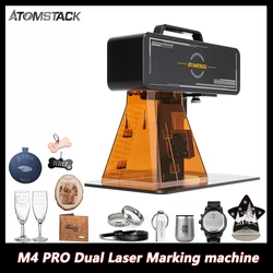 Atomstack M4 Pro macchina per incisione Laser a doppia modalità Desktop due In uno metallo plastica legno personalizzazione di massa macchina Laser Cnc