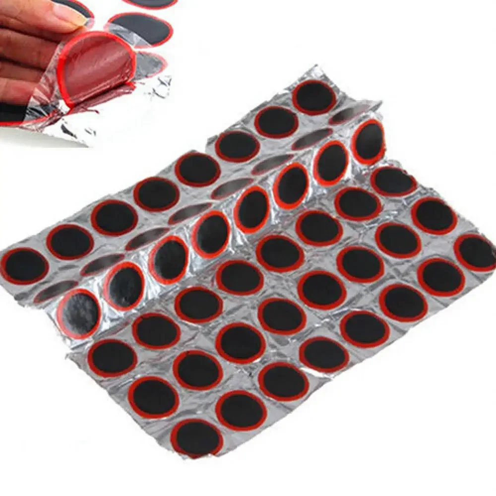 AliExpress 48Pcs 25mm Rubber Puncture Patches Bicycle Tire Tyre for Bike Bicycle Inner Tire/Tyre Repair Piece Repair Tools