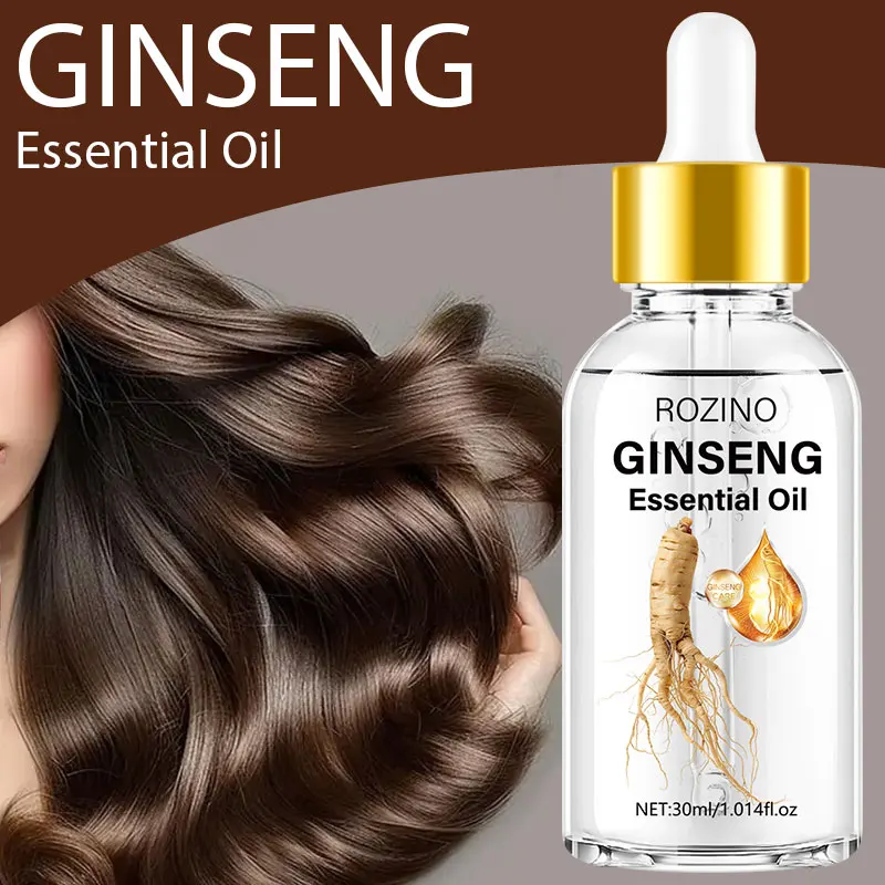 Rozino Ginseng Essential Oil Has a Warm and Smooth Texture, Emitting a Delicate Ginseng Fragrance. It Can Nourish the Skin, Improve Dryness and Discomfort, Is Gentle in Nature, and Can Be Used on All Skin Types, Meeting the Daily Skin Care Needs.