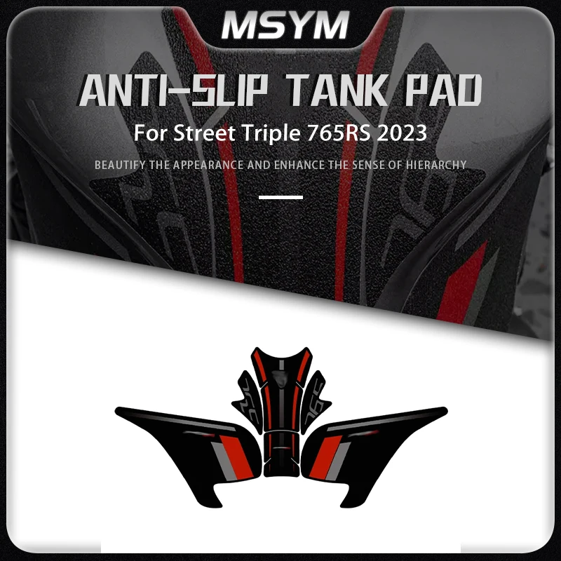 Anti Slip Fuel Tank Sticker Anti-Wear Protection Sticker Modified Motorcycle Accessories For Triumph Street Triple 765RS 2023