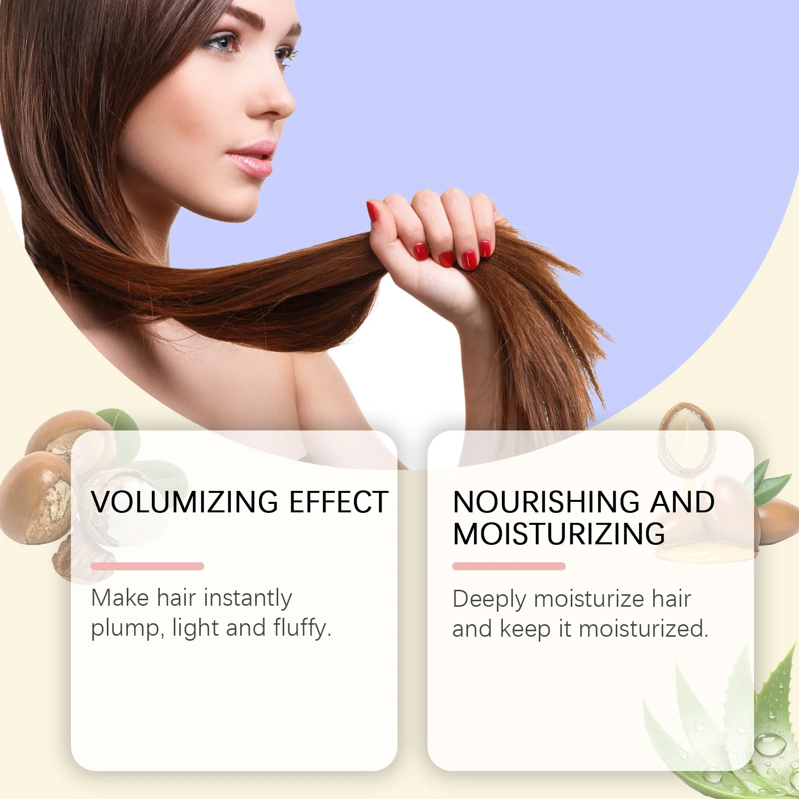 Viareline Moroccan Argan Oil Hair Care Series Shampoo Conditioner Serum Hair Volumizing Remove Dandruff Fluffy Hair Care Series - Image 5
