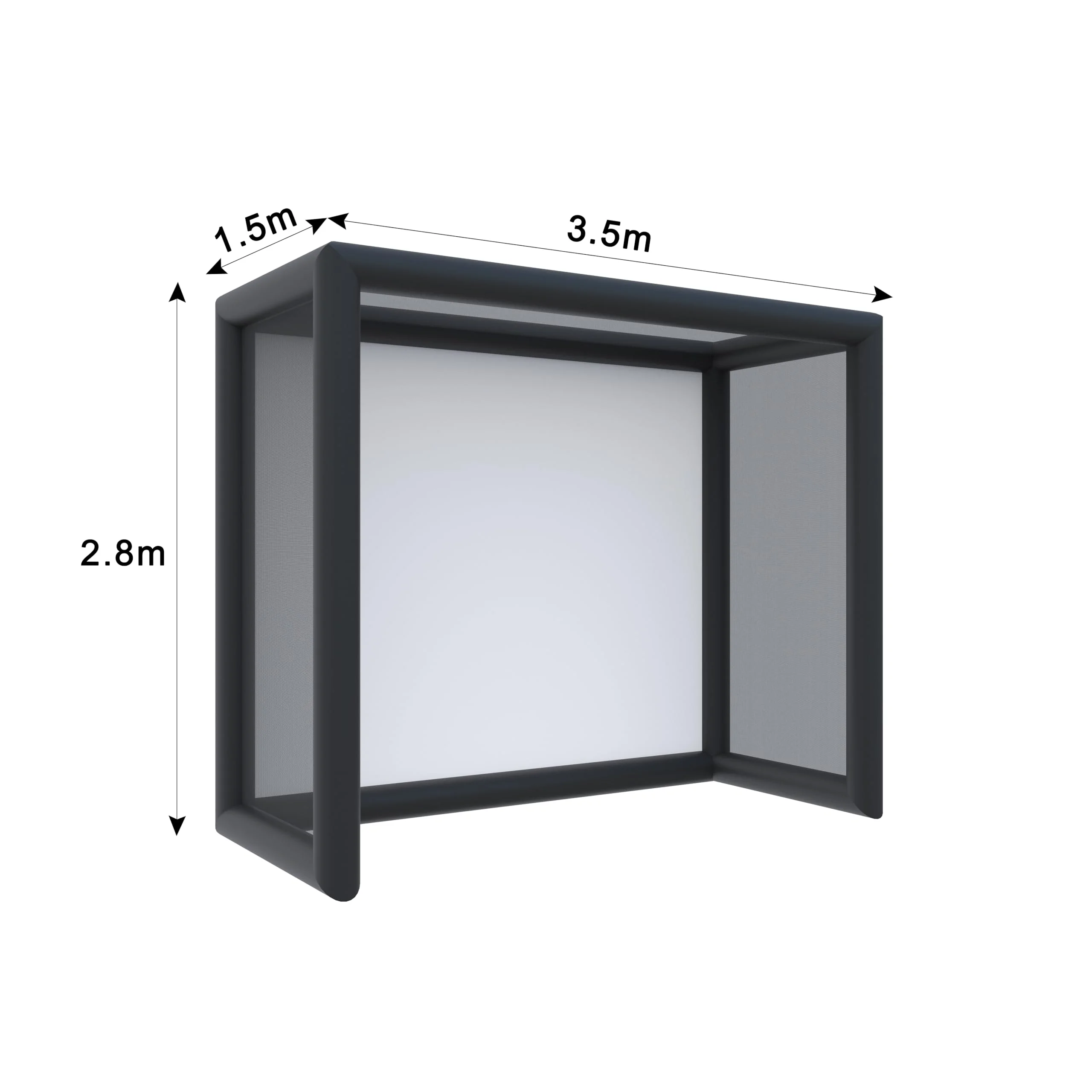 Upgraded Version 11.5*9.5FT Inflatable Golf Simulator Enclosure with Upgraded Impact Screen FOr for Home Outdoor Golf Setup