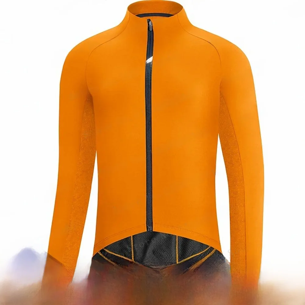 AliExpress Thermal Fleece Cycling Jacket Men Winter Bicycle Clothing MTB Long Sleeve Tops Road Bike Jersey Wool Shirts 2025 Jersey