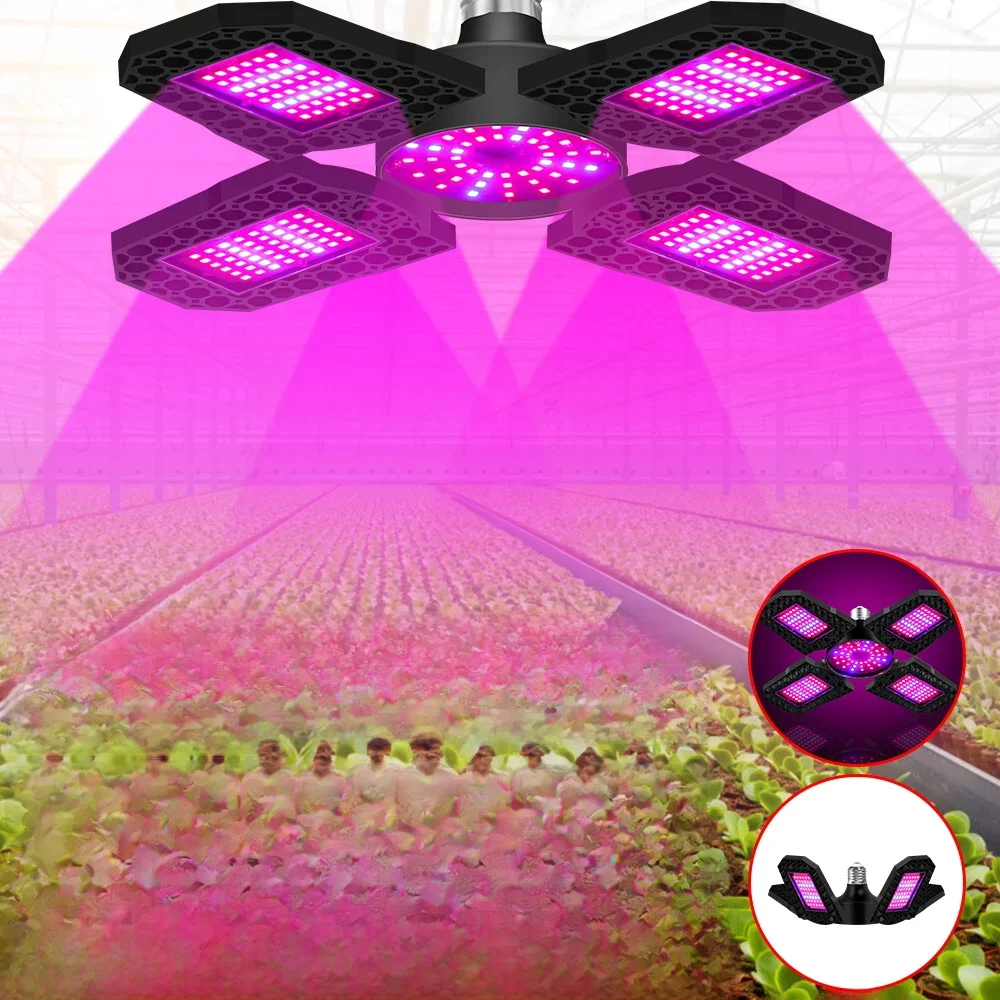 E27 LED Plant Grow Light Full Spectrum Indoor Greenhouse Flower Seeds Hydroponics Cultivation Lamp For Planting Growth Box Tents