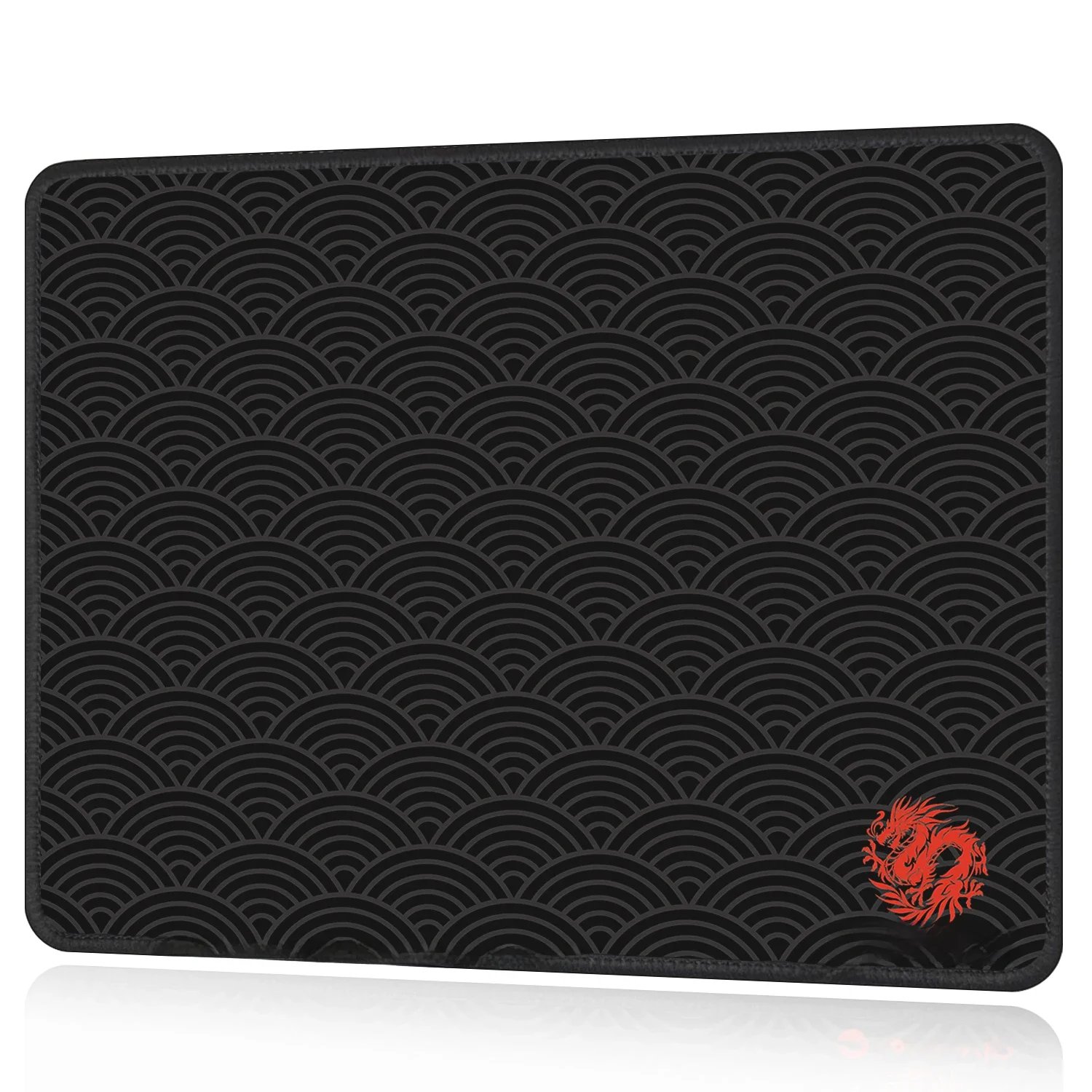 EXCO Gaming Mouse Pad with Stitched Edge Small Office Smooth Mousepad Non-Slip Rubber Base for Computer Laptop Washable Portable