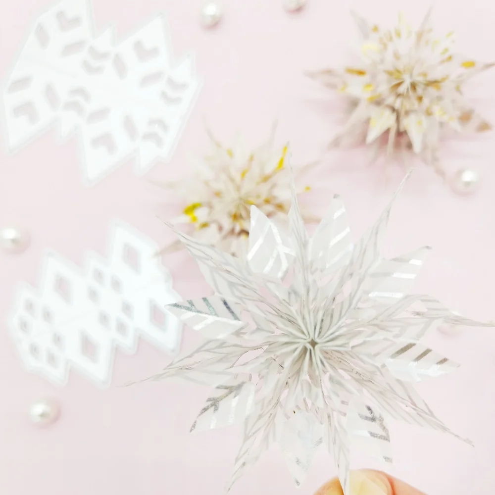 Kreative Pfad-Schneidemetallstanzformen Scrapbooking-Zubehör Bastelmaterialien Neu 2025 Weihnachtsdekorations-Set Stanzschablonen – Detail 3
