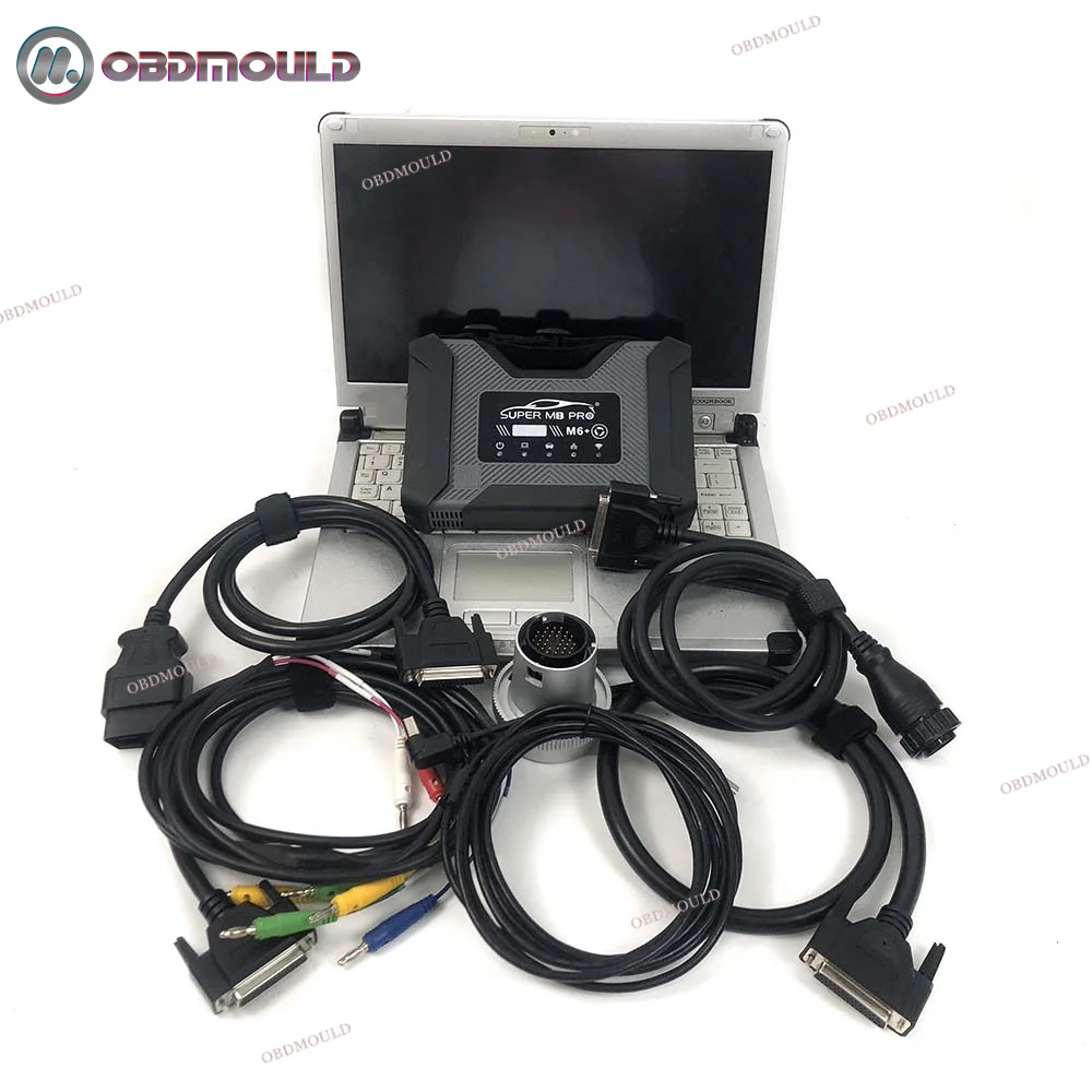 SUPER MB PRO M6 + Беспроводная диагностика звезды PK для мультиплексора Benz C4/C5/C6, диагностический инструмент для легковых автомобилей и грузовиков с ноутбуком CF C2 SUPER MB PRO M6 + Беспроводная диагностика звезды PK для мультиплексора Benz C4/C5/C6, диагностический инструмент для легковых автомобилей и грузовиков с ноутбуком CF C2