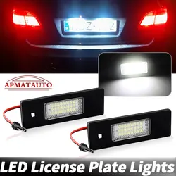 2PCS Car Led Number License Plate Light For BMW Mini Cooper S Clubman R55 Works Countryman R60 Paceman R61 Kit Canbus Error Free