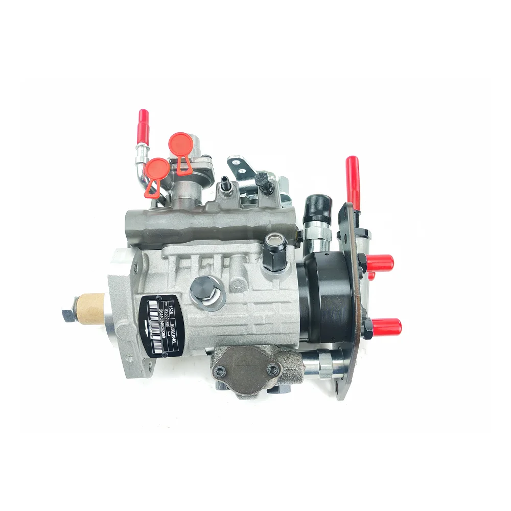 9520A184G DP310 Rotor Fuel Injection Pump, 2644C346 12V Solenoid With Return Pipe for Perkins 1104D‑44TA 4‑Cylinder Engine