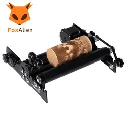 FoxAlienR42 Rotary Roller for Laser Engraving Cylindrical Objects, for Masuter Pro WM3020