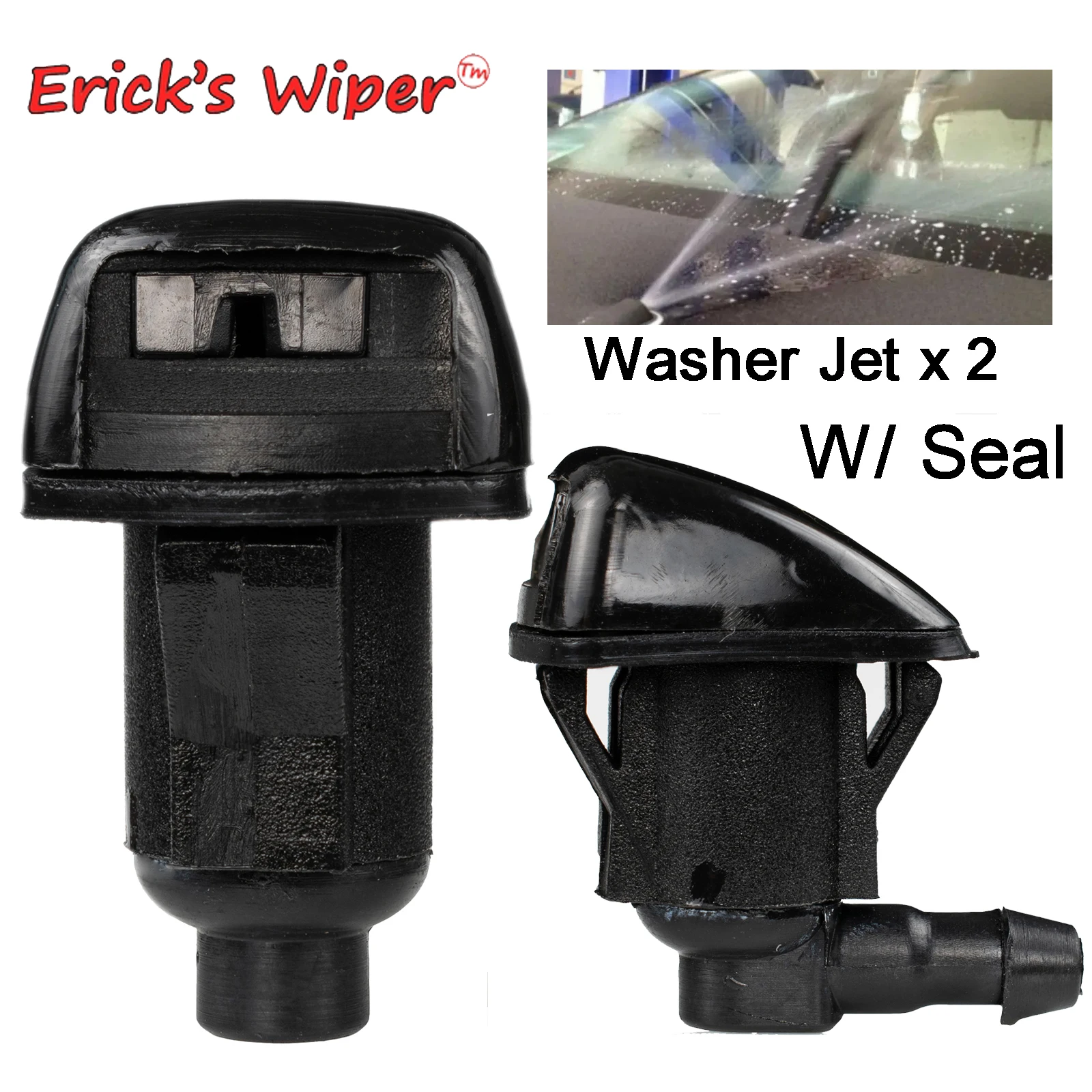 Erick\'s Wiper Front Windshield Wiper Washer Jet Nozzle Sprayer Hood Liquid Spout For Toyota Corolla E120 Camry XV30 85381-AE020