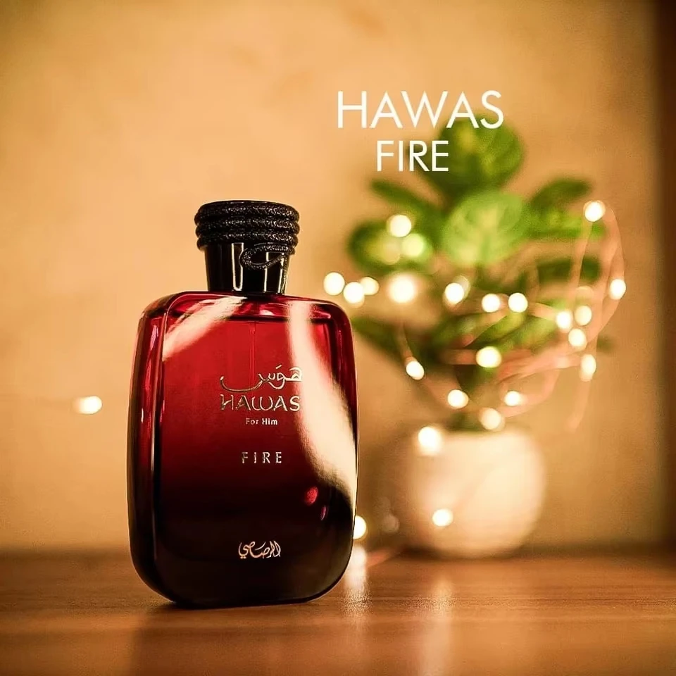 

Arabian Heritage Luxury Fragrance — Hawas Fire Eau de Parfum (100ml) | Fiery, Captivating Notes | Long-Lasting Scent