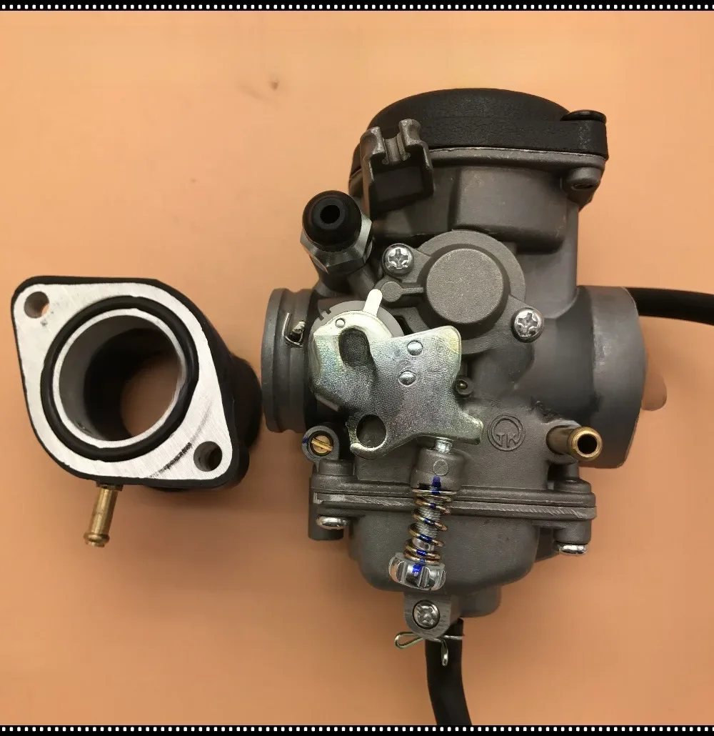 Gaźnik 30mm TK JIANSHE LONCIN BASHAN 250cc ATV QUAD ATV250 JS250 gaźnik z kolektorem dolotowym — zdjęcie 2