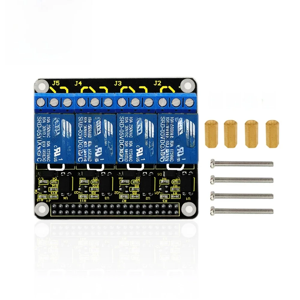 Keyestudio RPI 4-kanał 5V przekaźnik tarcza dla Raspberry Pi 4B / CE — zdjęcie produktu 6