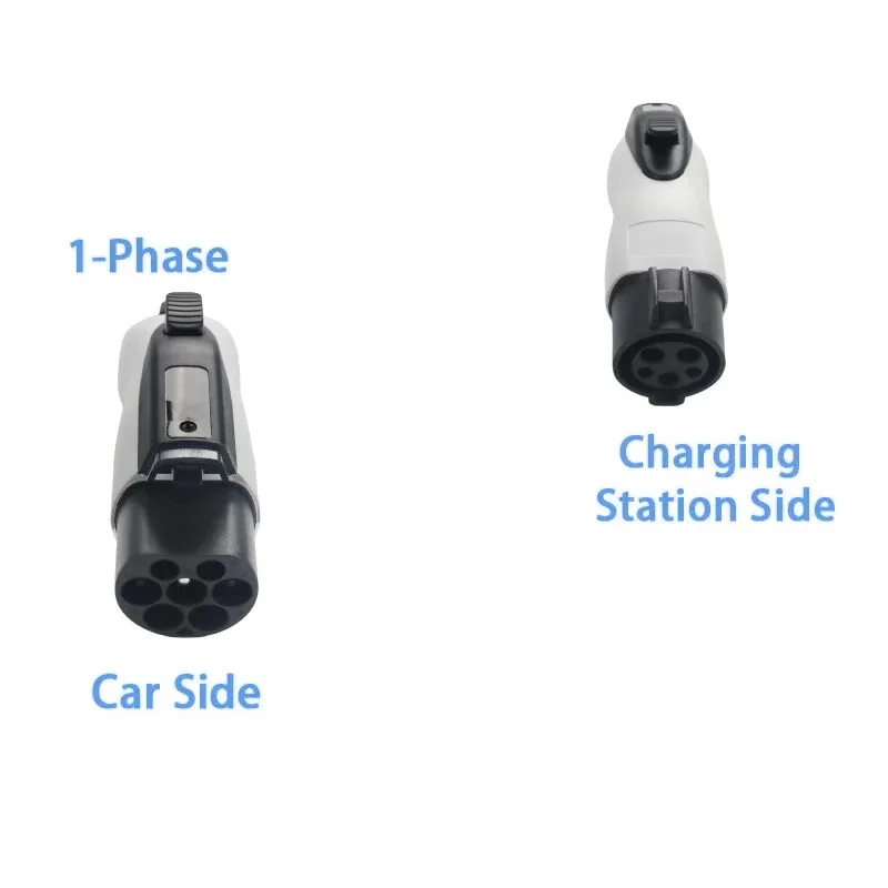 Erobot EV 7KW 250V Adapter Type1 to GBT Adapter 32A SAE J1772 to GBT EV Type1 Charger Charging GB/T 20234 With switch