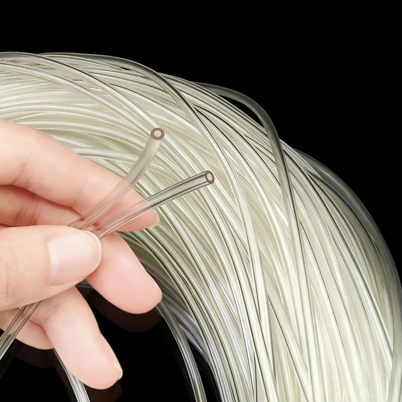 Tube capillaire transparent en PVC de haute qualité, petit tuyau en plastique, anti-flexion, anti-déchirure, tuyau d'eau flexible, ID 0.5, 0.8, 1 ~ 3mm