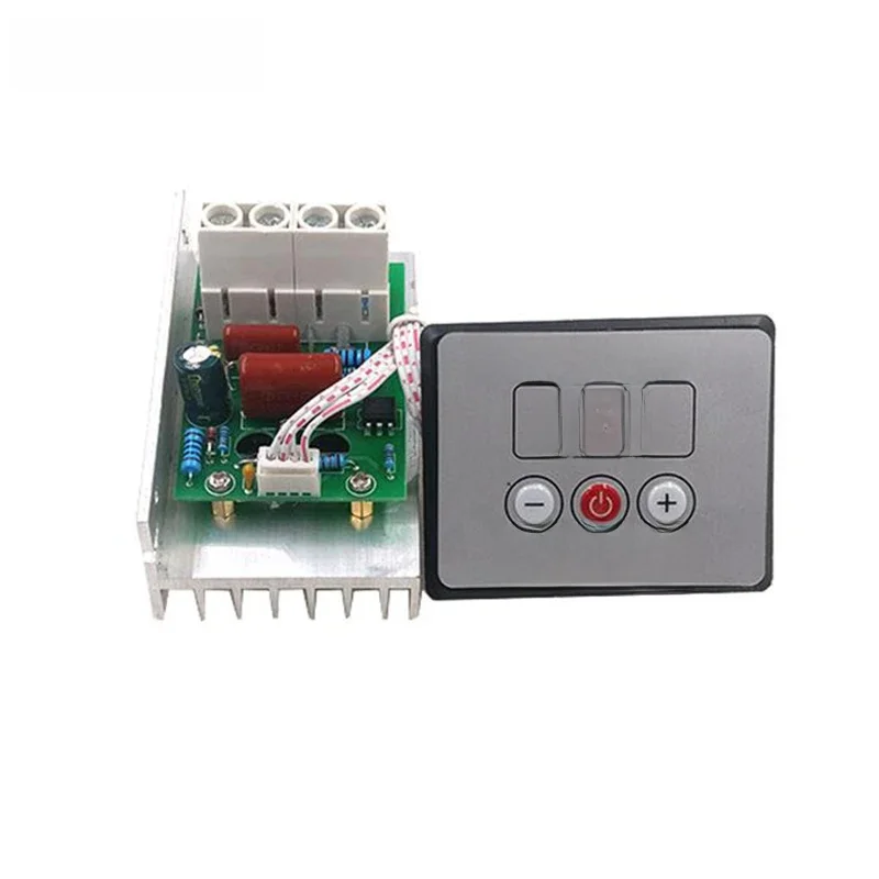 10000W Regulator prędkości silnika High Power AC 220V SCR Regulator napięcia wyłącznik ściemniacza Regulator prędkości termostat + miernik cyfrowy — zdjęcie 2