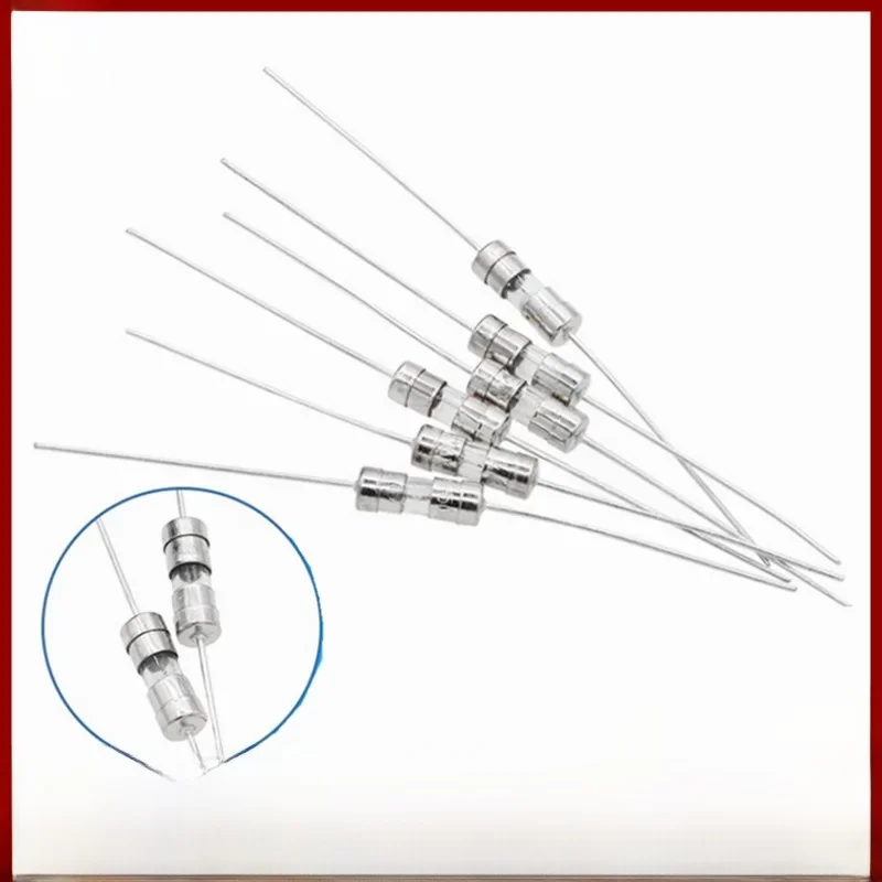 10 pièces 3.6*10 fusible en verre fusibles à soufflage lent 250V T0.5A 1A 1.6A 2A 2.5A 3A 3.15A 4A 5A 6A 6.3A 8A 10A 15A 3.6x10mm