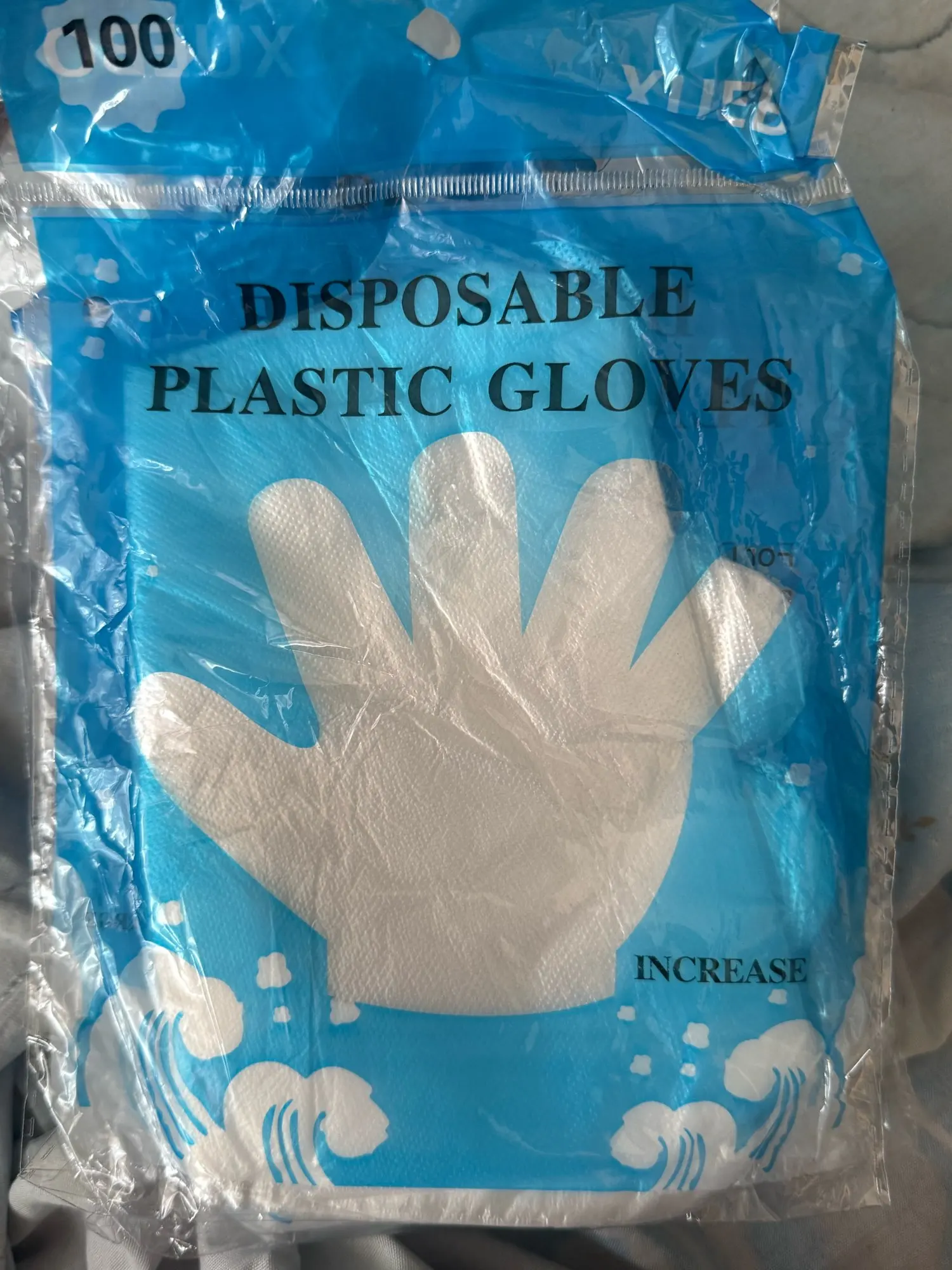 Clear Disposable Gloves Transparent Plastic Gloves Latex Free Food Prep Safe Gloves for Cooking Cleaning BBQ Kitchen Things photo review