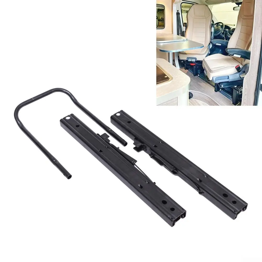 

Dual Rails Double Locking Adjustable Seat Slider Track Compatible With Side Or Bottom Mount Seats For RV Boat Truck Seat