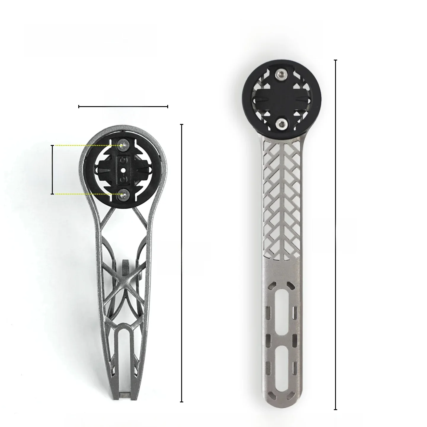 AliExpress rrskit RRSKIT 3D Printed Titanium Alloy Bicycle Computer Extended Bracket Suitable For Garmin Universal Base With Gopro Lamp Holder