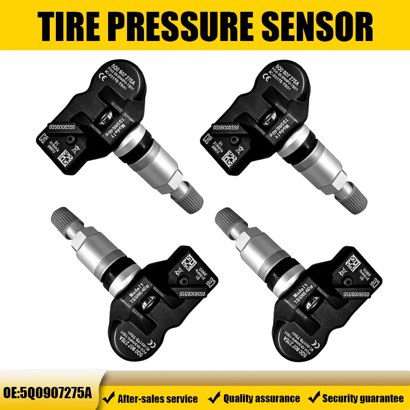 1/4PCS 315MHZ Reifendruckkontrollsystem TPMS Passend für Porsche Panamera Cayman Volkswagen Audi Ersatz für 5Q0907275A