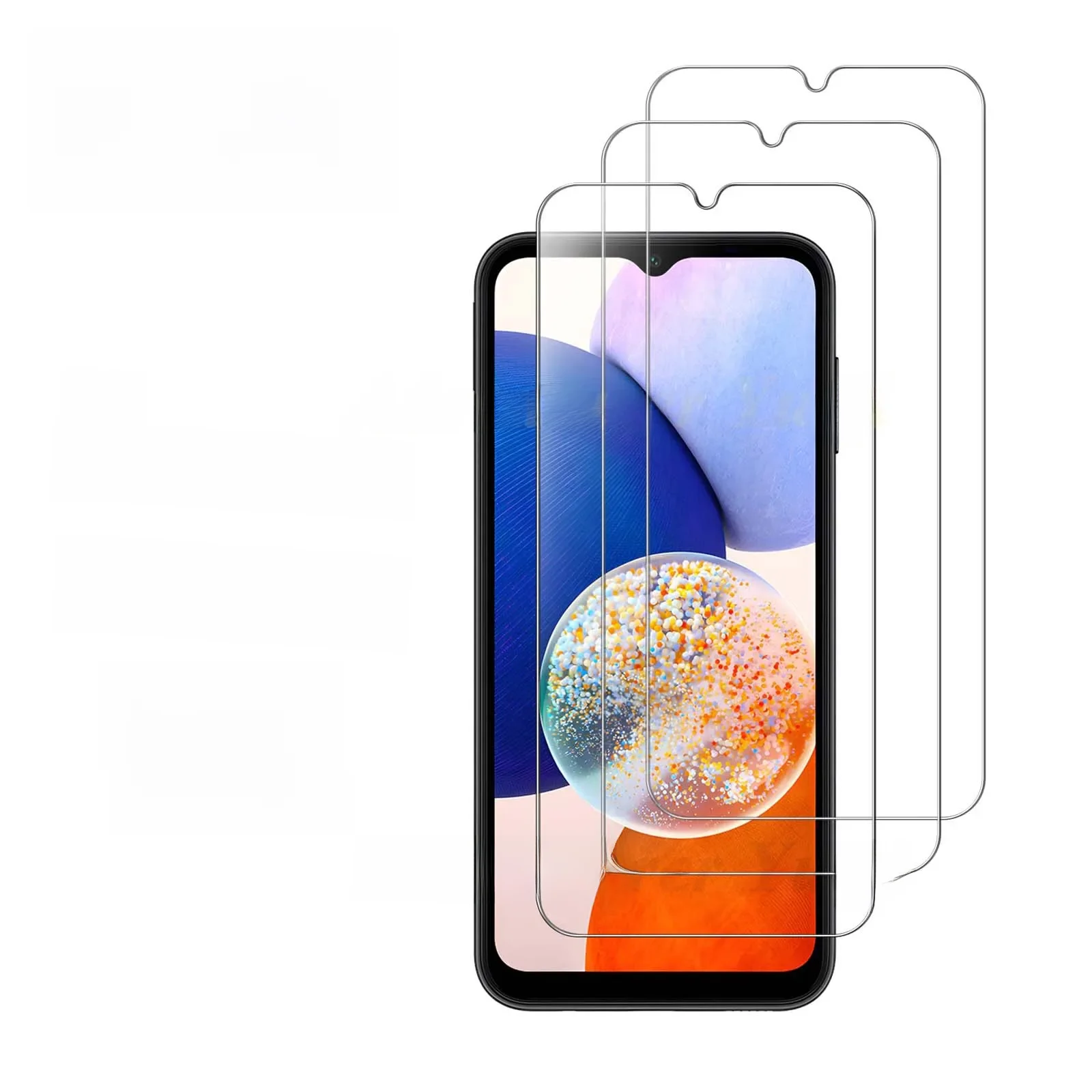Protetor de Tela para Samsung Galaxy A14, 5G, 4G, Vidro Temperado, HD Crystal, Clear, 9H, Alumínio,