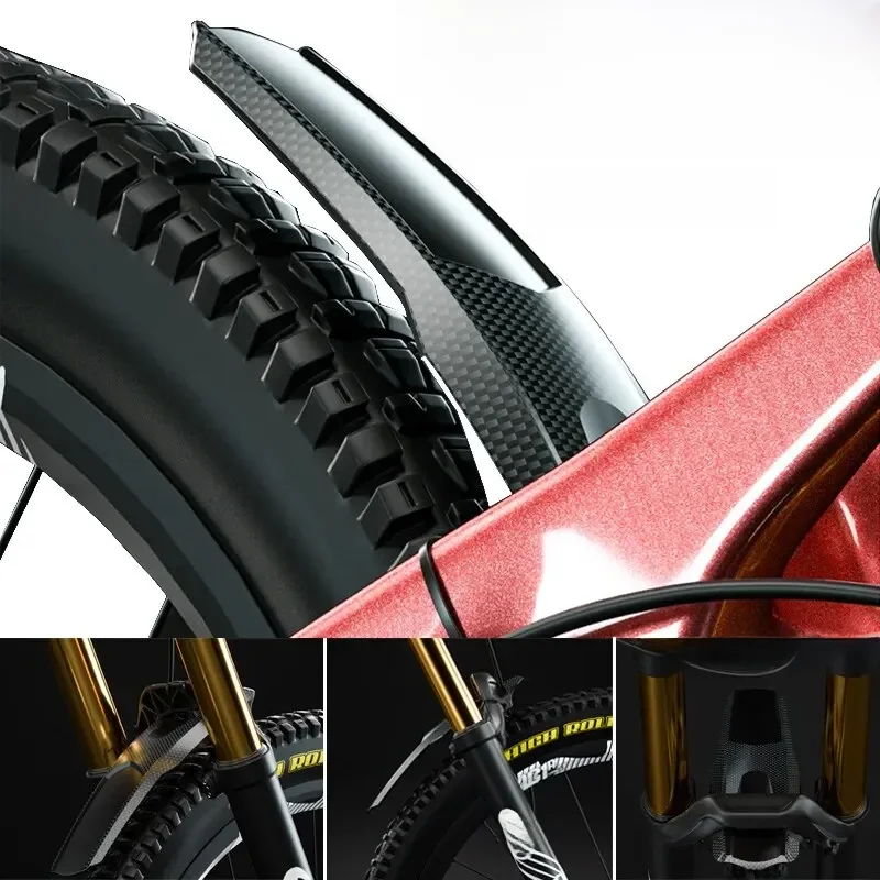 AliExpress enlee ENLEE Bicycle Fenders Hard Shell Front/Rear Tire Wheel Fenders Carbon Fiber Mudguard MTB Mountain Bike Road Cycling Fix Gear
