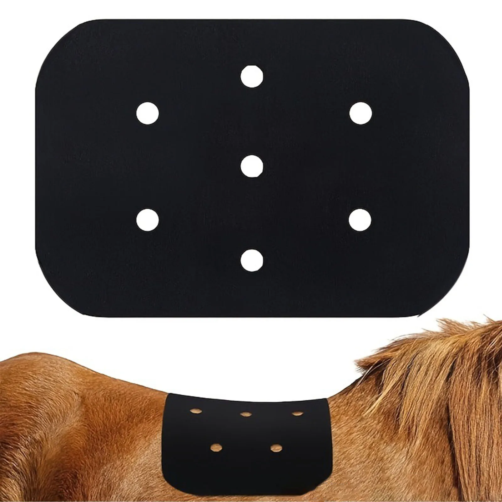 Portable Under Saddle Pad Anti-Slip Mat Soft Breathable Mat for Horse Riding Equestrian Saddle Protection Accessories