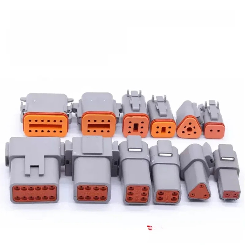 1/5/10 ensembles DT 2P/3P/4P/6P/8P 22-16AWG connecteur Deutsch étanche connecteurs de déouillage Kit de prise DT06-2S DT04-2P DT04-3P