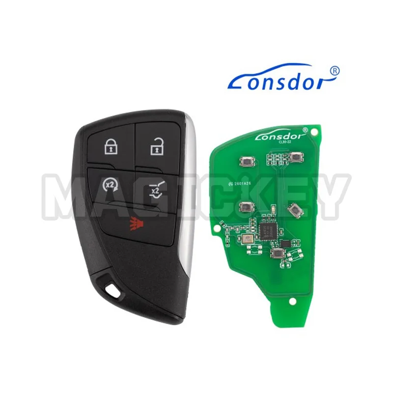Lonsdor for CHEVROLET CL30 CL30-15 CL30-22 Series Keys Universal Smart Key Work with Lonsdor K518 PRO FCV/ K518 PRO and KW100