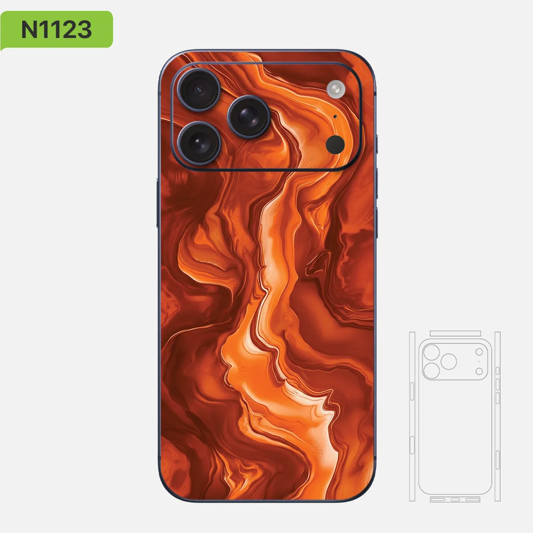 

Обёрточная бумага виниловая, Коллекция Waves от Nexa Skins для iPhone 17/16/15/14/13, Виниловая наклейка, IP036