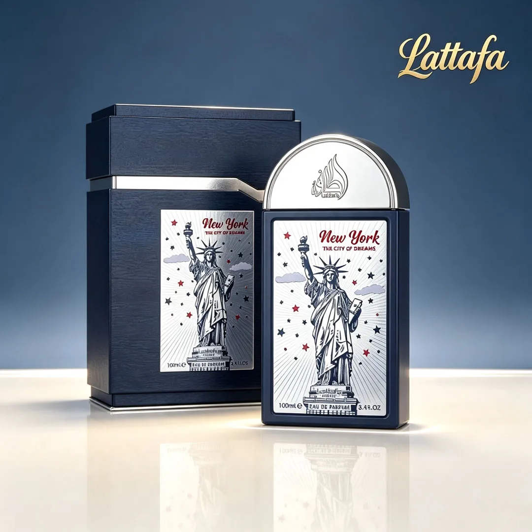 Lattafa New York the City of Dreams 100ml 3.4Oz Unisex Fragrance, Sophisticated Chypre Scent Perfect for Formal Occasions and Night Out, Rose and Patchouli