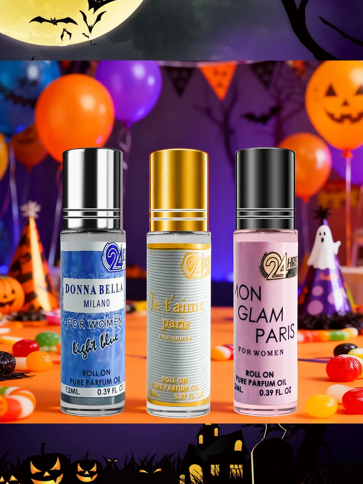 3er-Pack/36 ml Pheromonparfüm für Damen |   3 Flaschen verführerischer Duft für den Alltag |   Kompakt und reisefreundlich für Sie