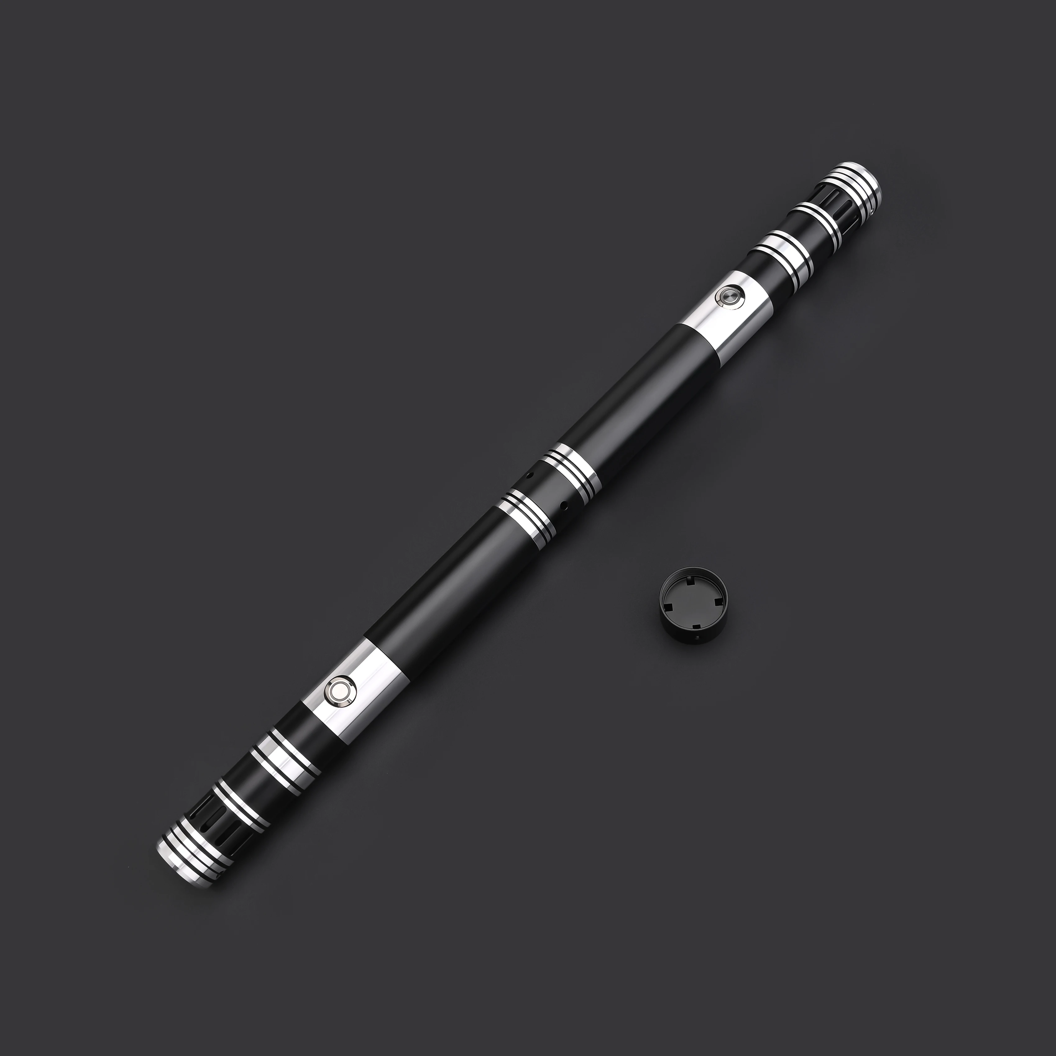 TXQSABER A03 سيف ليتسبر ذو حدين 12 لونًا RGB قوة التحكم بالإيماءات المتغيرة الناسف جيدي ليزر سيف ألعاب أطفال