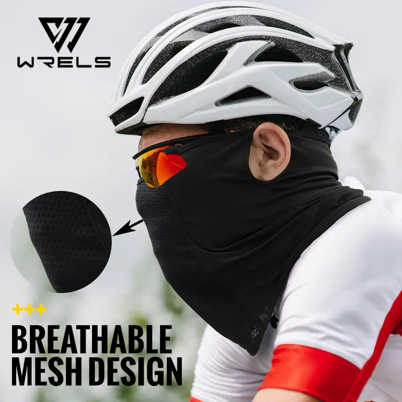 WRELS Ice Silk Sunscreen Mask Summer Sun Protection Breathable UV Resistant Windproof Uv Mask for Cycling Hiking Outdoor Sports - Image 3