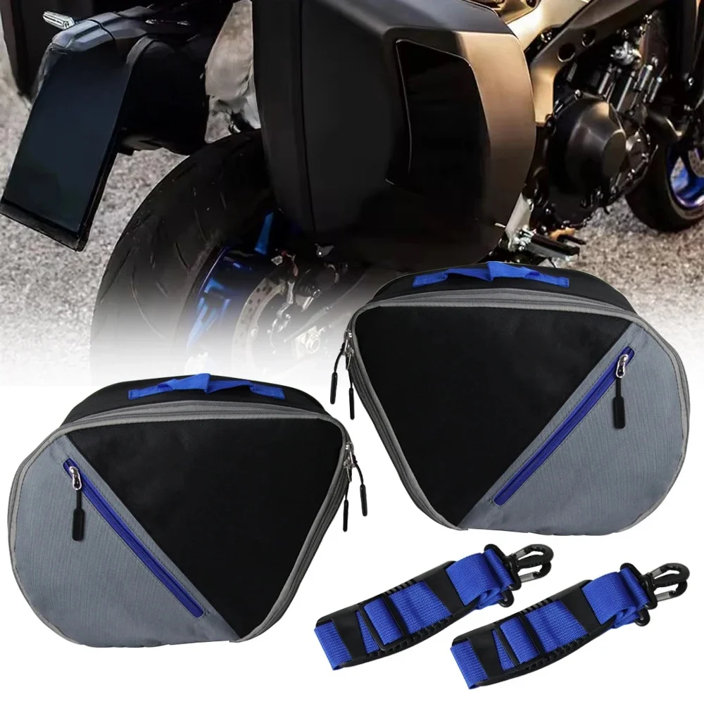 Dla Yamaha Tracer 9 GT TRACER 9GT torby bagażowe motocyklowe czarne rozszerzane torby wewnętrzne Tracer 9 GT Tracer 900 — 2
