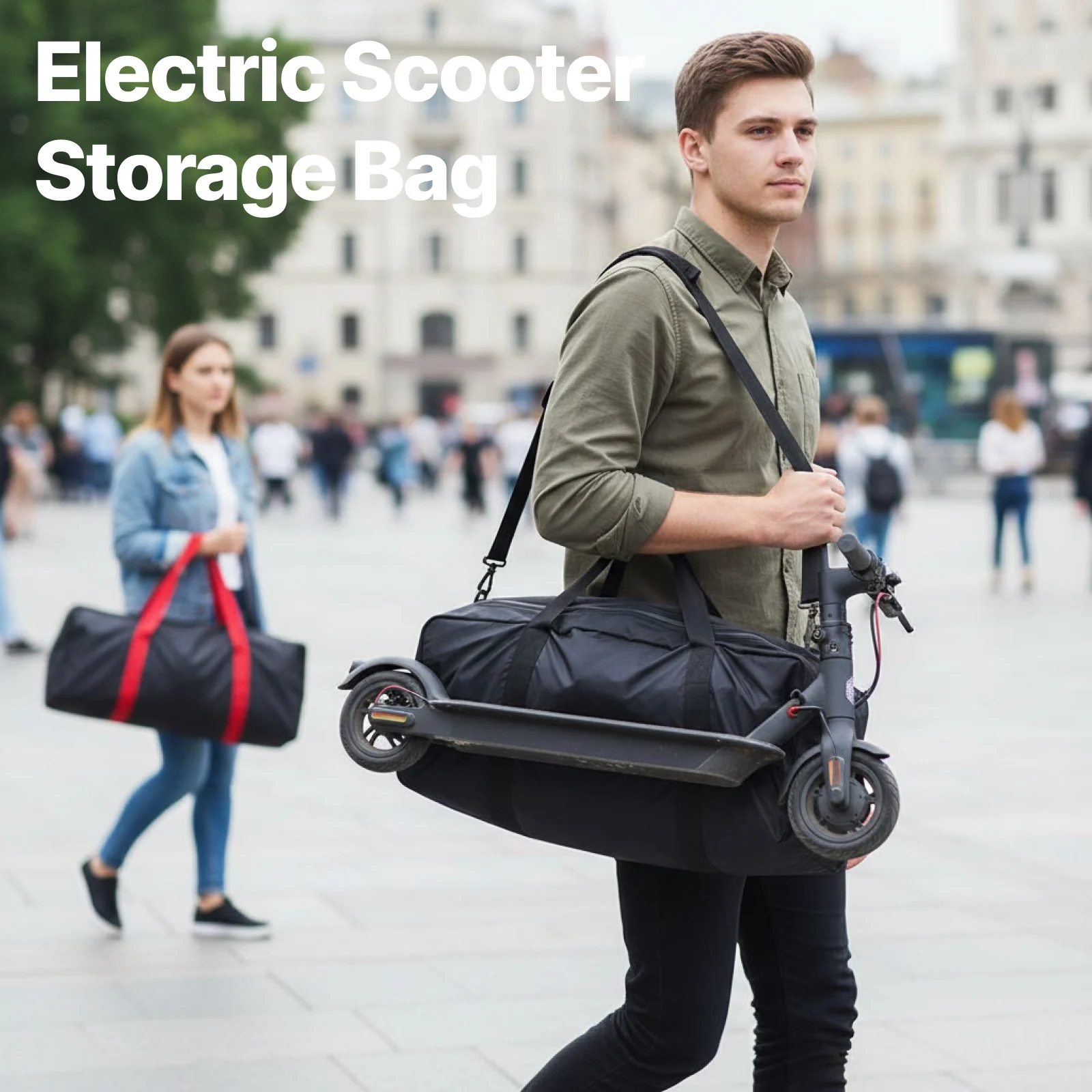 

Складная сумка-чехол для электросамоката, портативная сумка для хранения и переноски скейтборда