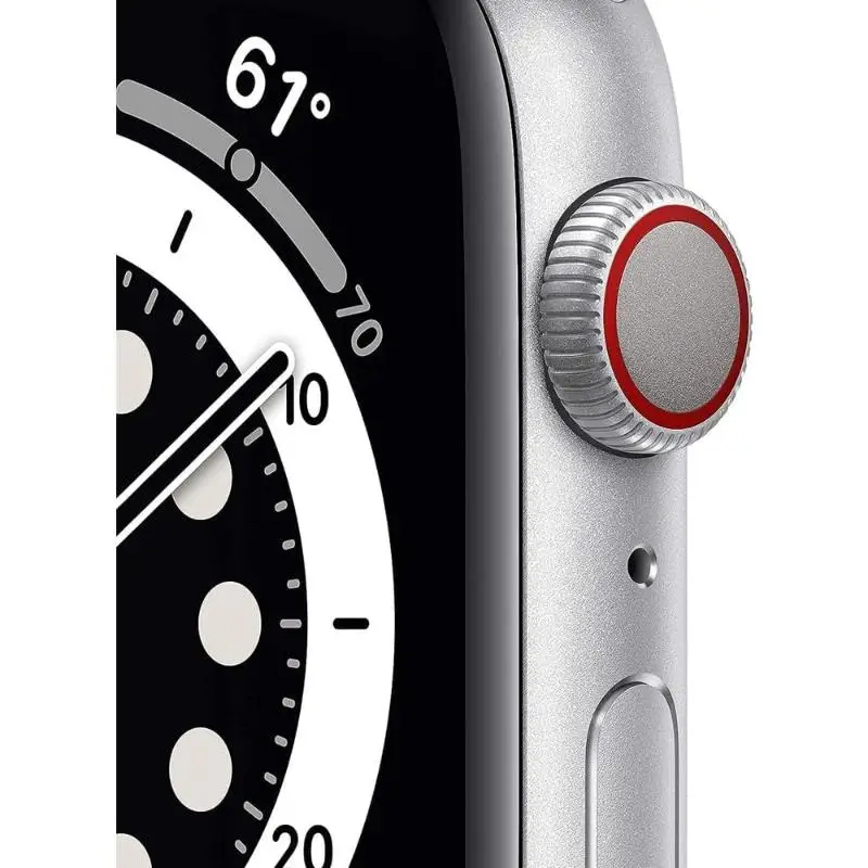 Apple Watch Series 6 Aluminum 44mm A2292 (GPS Only, No Cellular) Silver - Refurbished Good Condition