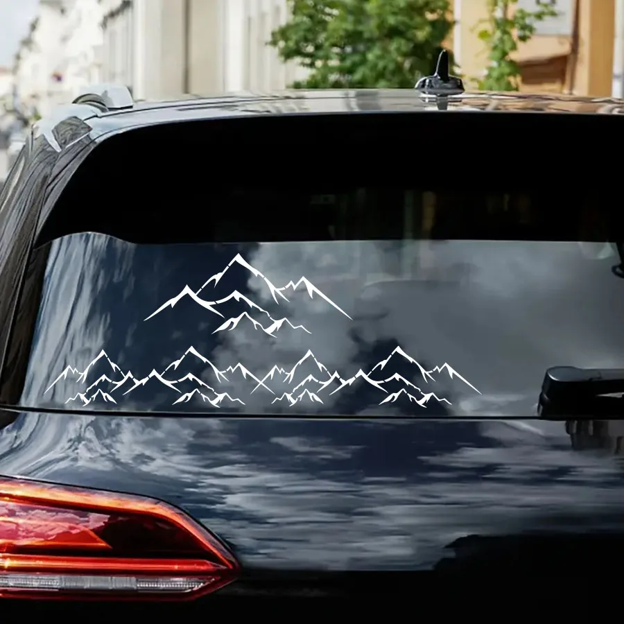 A4 Mountain Range Reusable Stencil for DIY Crafts