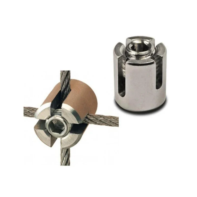 Pince de ULen acier inoxydable de qualité marine, systèmes de treillis à fil, clip croisé mural vert, 90 angles résistants, 316, M2, M3, figurine, M5, M6, 1 pièce