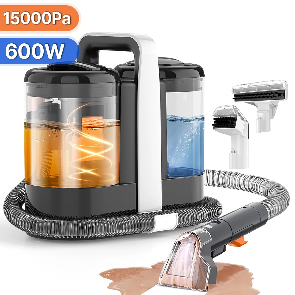 Spot Cleaner 750W 11/15KPa Handheld Tapijtreiniger voor Sofa Gordijn Spray Zuig Geïntegreerde Machine Huishoudelijke Schone Machine