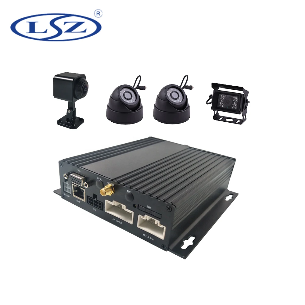 

LSZ 6CH 1080P Camera Mobile DVR Support Dual SD Card GPS MDVR Kits For Car/Bus/Truck