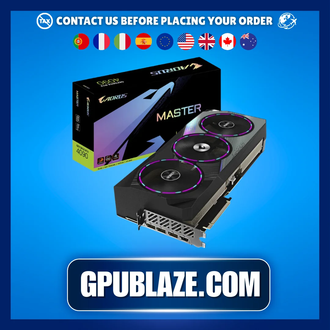 

GeFo-rce RTX 4090 MAST-ER 24GB GDRR6X, Boost Clock 2595 MHz, HDMI/DP Nvlink Tri-Frozr 3 Ada Lovelace Architecture