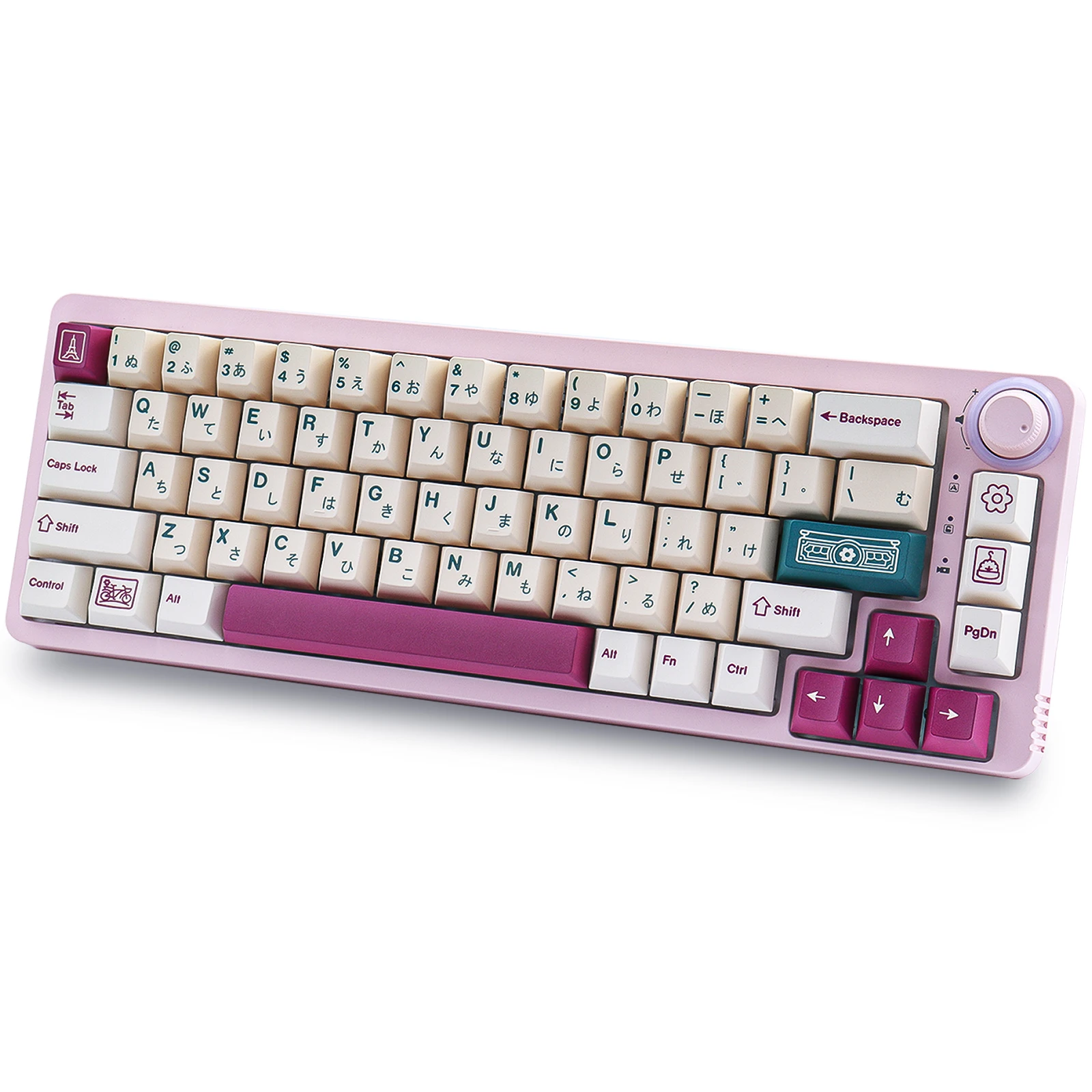 GMK Flower Shop PBT Keycap 141 Keys Cherry Profile DYE-SUB Personalized GMK Flower Shop keycaps For Mechanical Keyboard