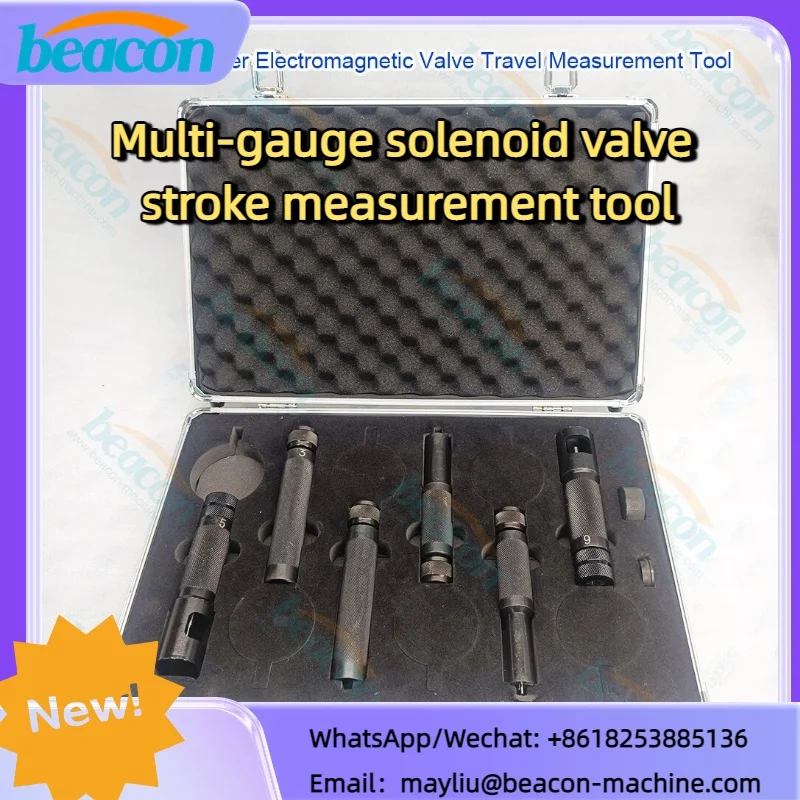 

Измерительные манометры хода электромагнитного клапана форсунки Common Rail G6-18 Инструмент для ремонта измерения форсунок