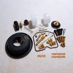 For Kawasaki 1987~18 version KLR650 single cylinder motorcycle carburetor repair kit with vacuum diaphragm and float