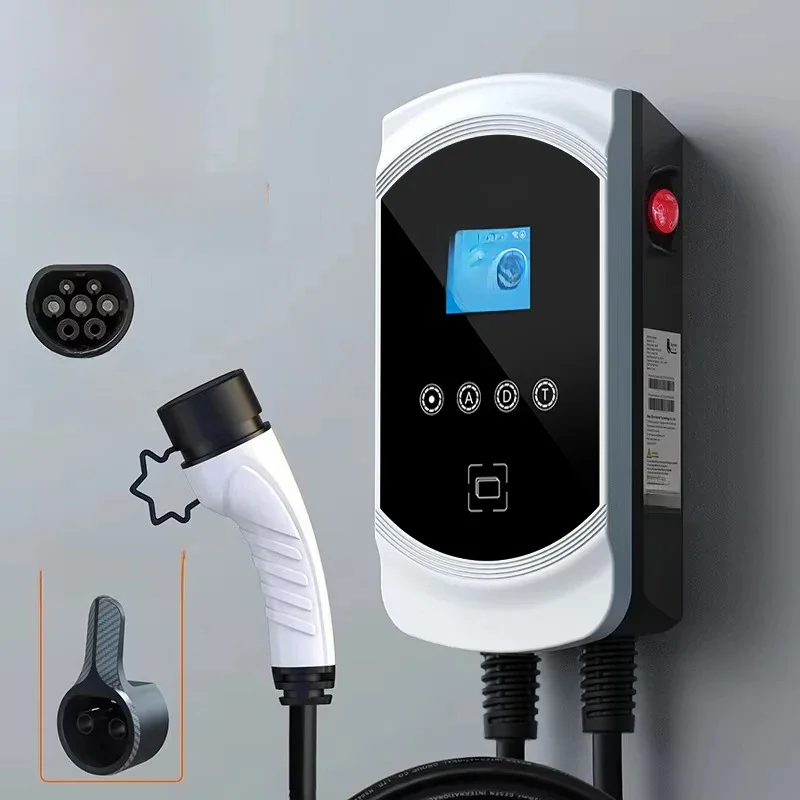 Feyree EV Charger 32A 7.6KW Elektrische Voertuig Autolader EVSE Wallbox 11KW 22KW 3 Fase Type2 Kabel IEC62196-2 Socket APP Controle - afbeelding 2