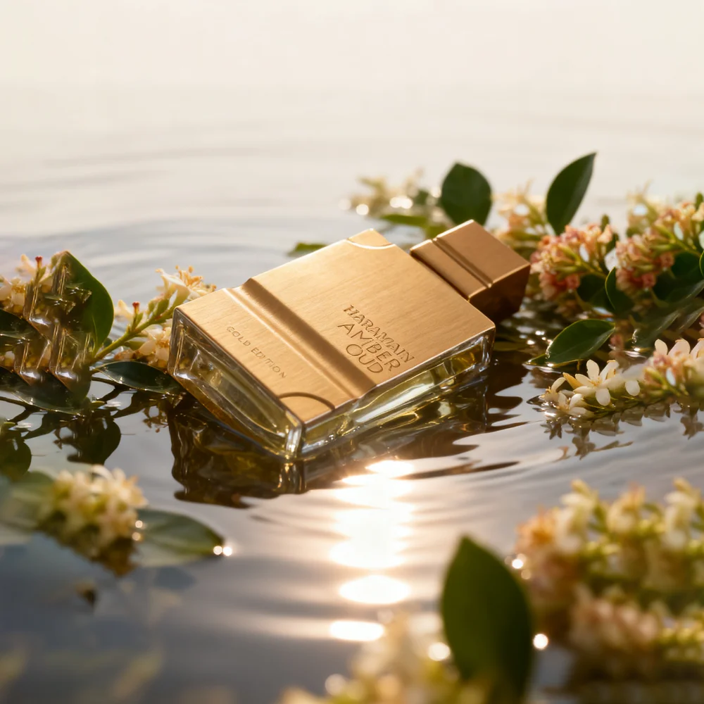 بخاخ Al Haramain Gold Edition EDP، عطر Amber Woody للجنسين، عطر هدية عيد الميلاد طويل الأمد